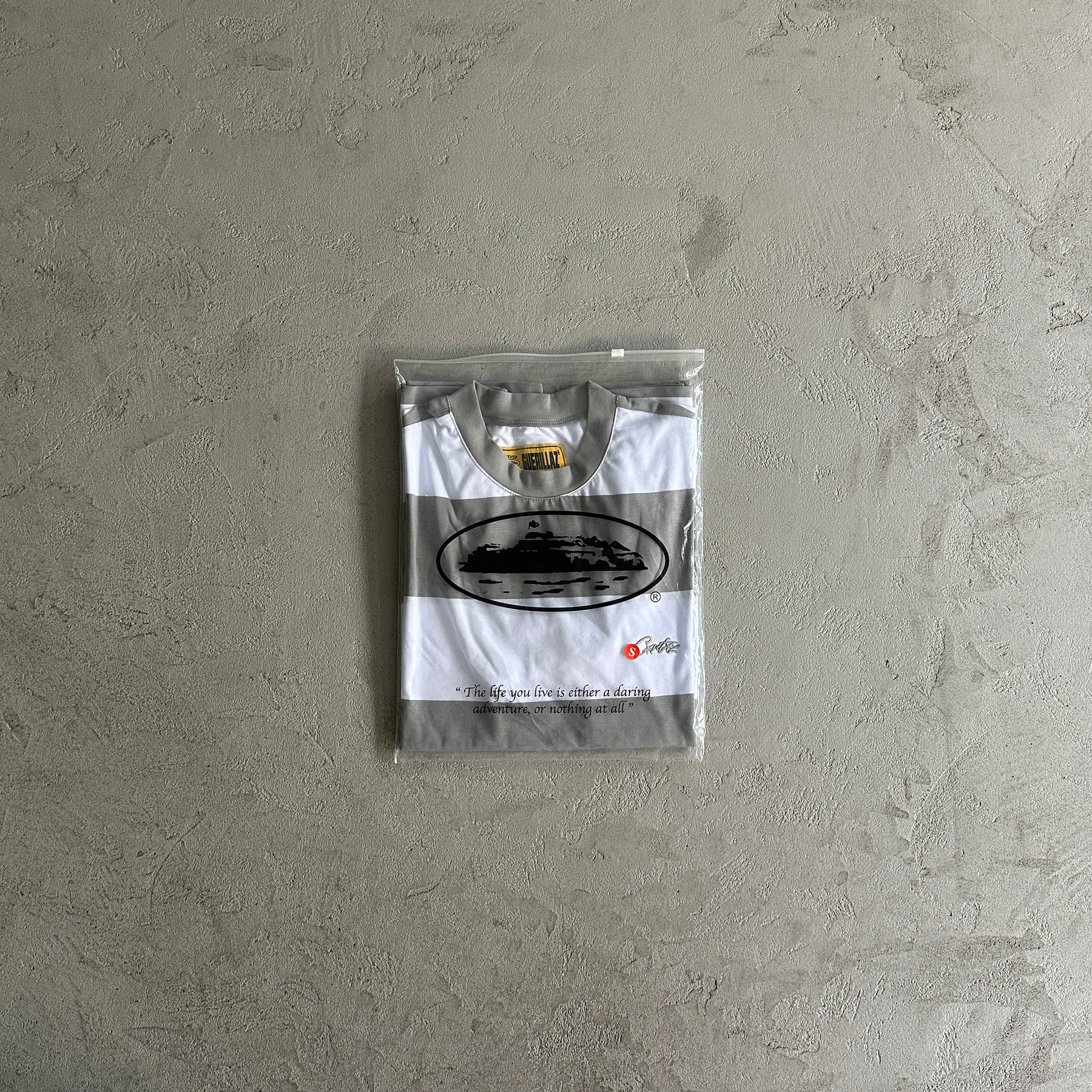 Camisa Corteiz ”Patchwork Embroidered” ( Cinza )