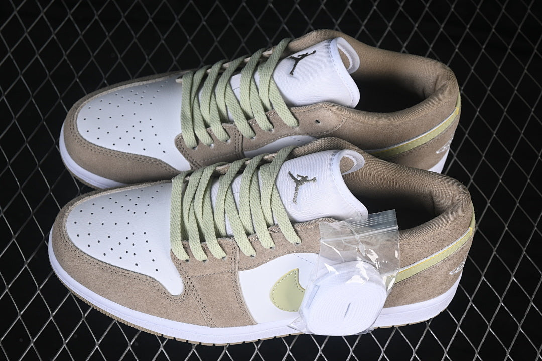 Air Jordan 1 Low "Khaki Olive Aura”