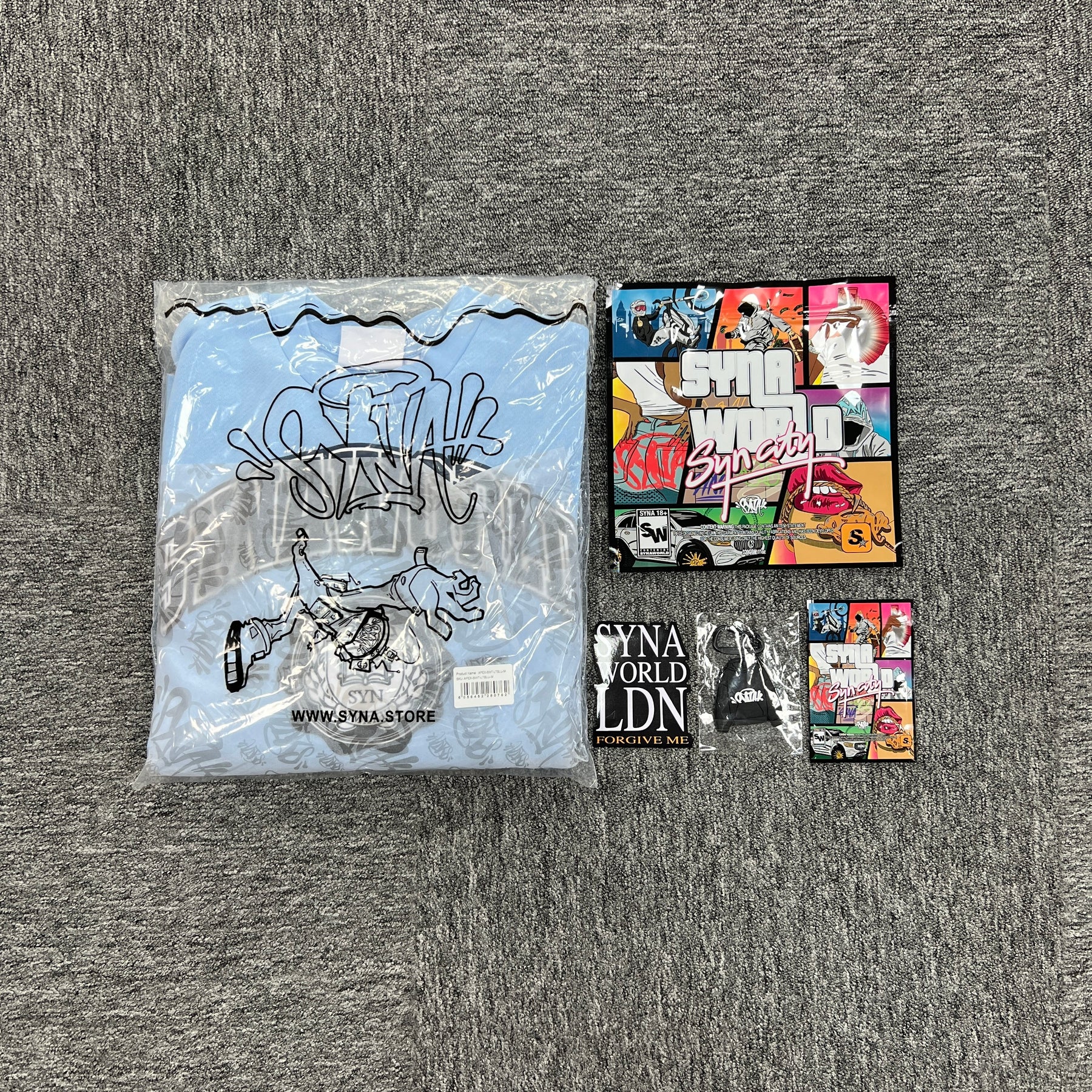 Conjunto Syna World “Varsity Crew“ ( Azul )