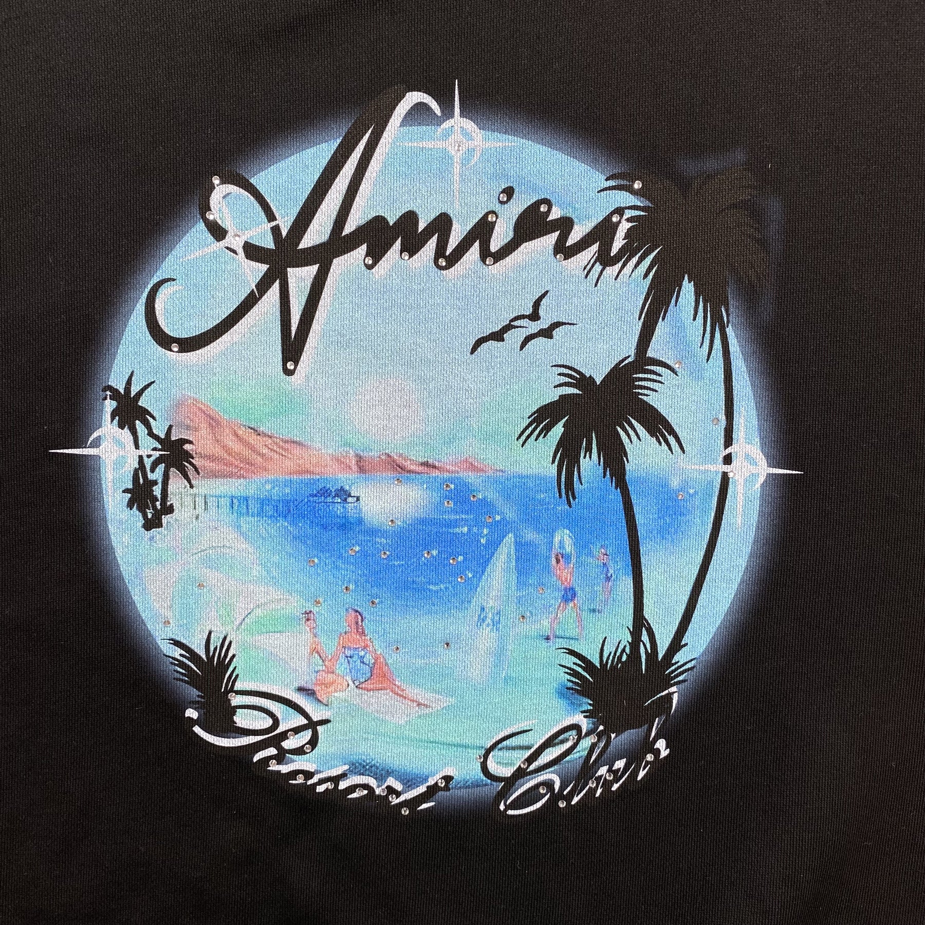 Sueter Amiri “Beach” ( Preto )
