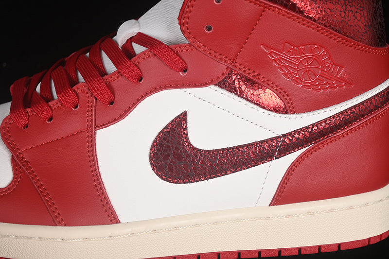 Air Jordan 1 High “Red Cracked Leather”