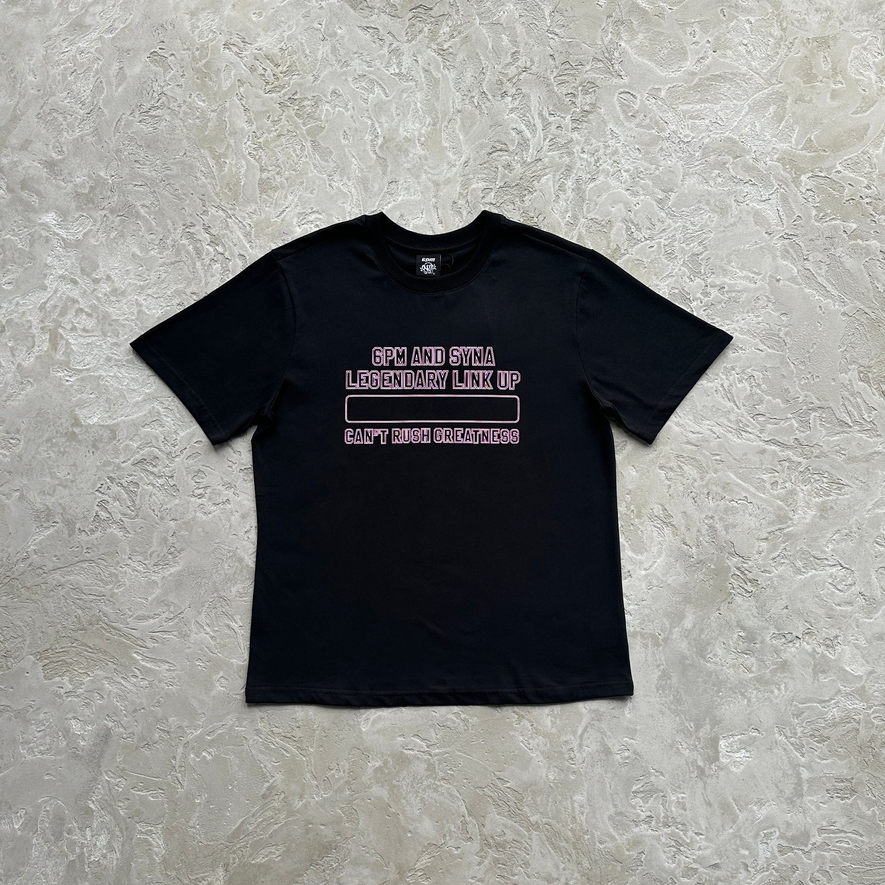 Camisa Syna World X 6PM “Can't Rush Greatness” ( Preta )