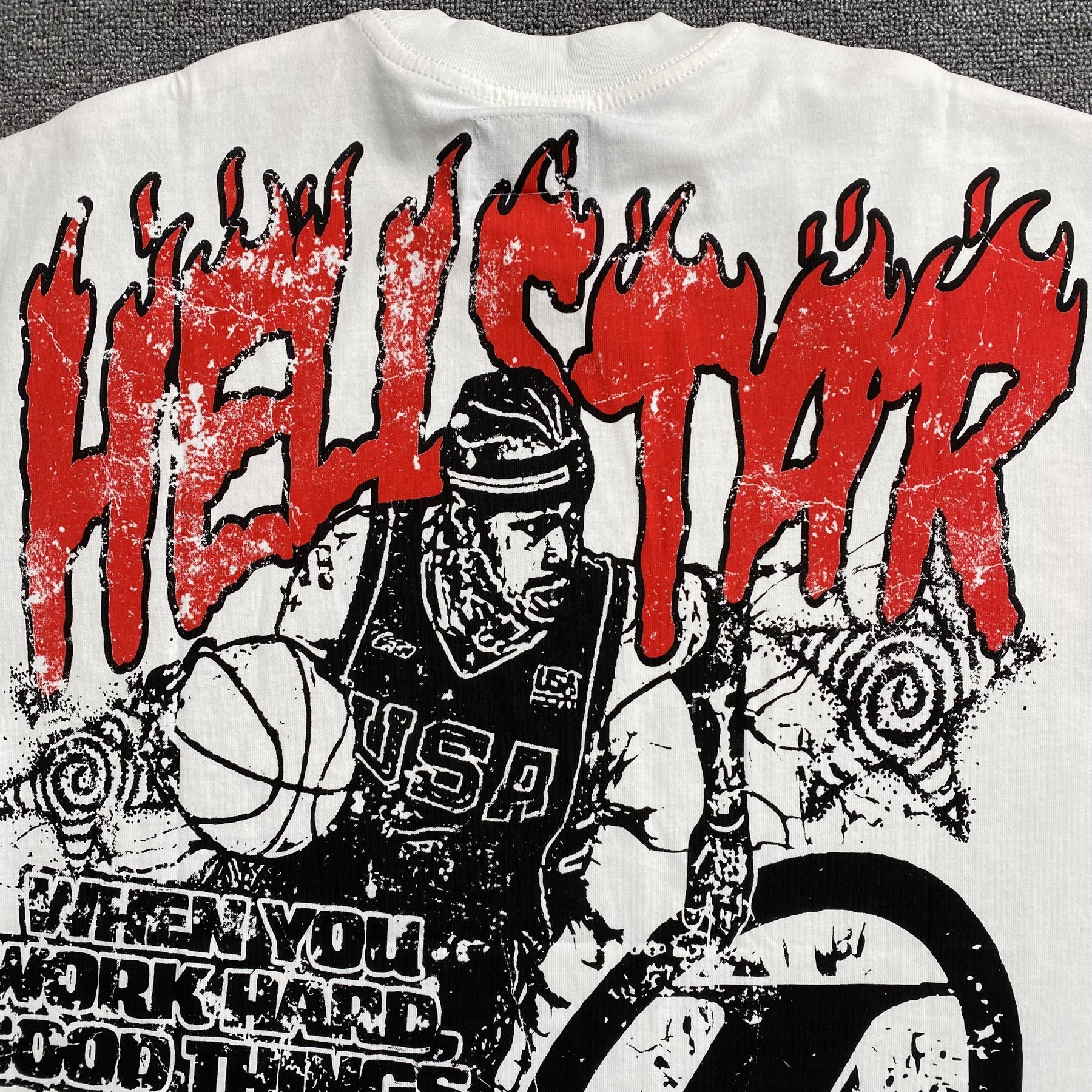 Camisa Hellstar “Basketball” ( Branca )