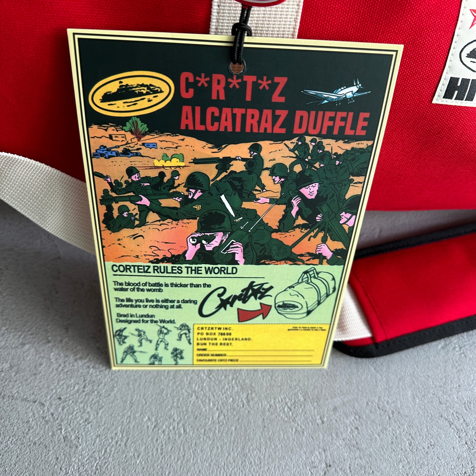 Bag Corteiz “Duffle-Red”