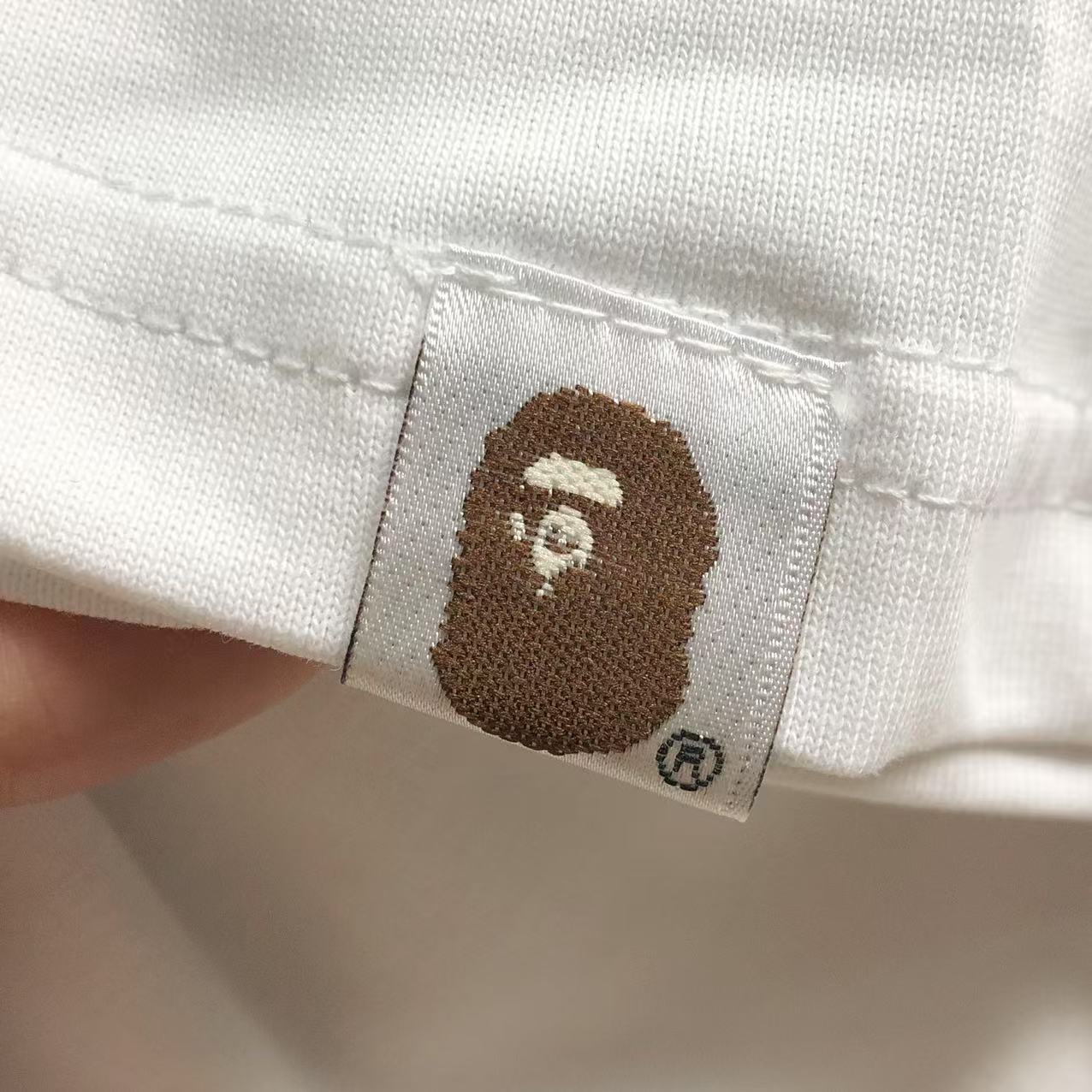 Camisa Bape ”Multicamo Shark” ( Branca )