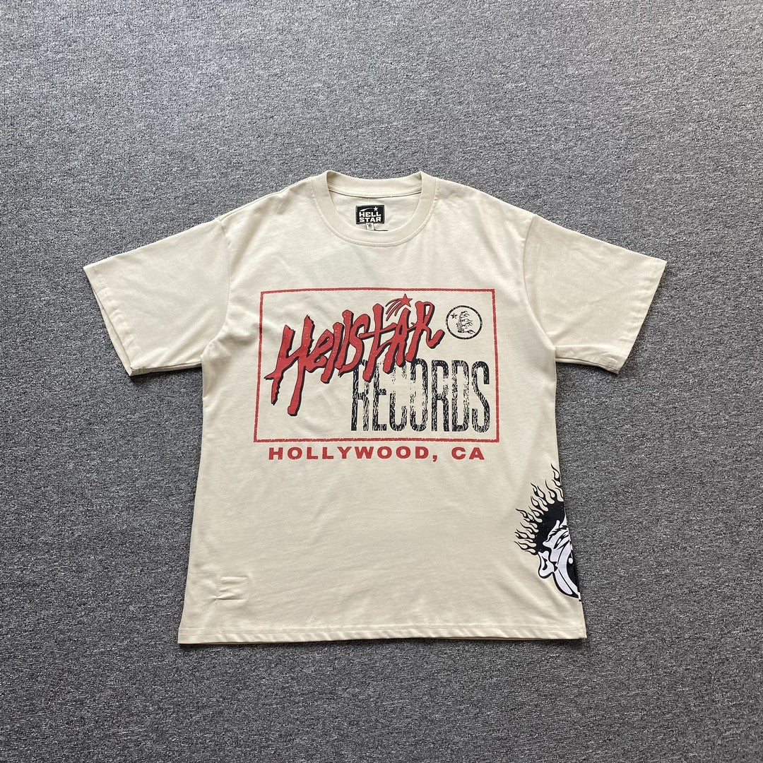 Camisa Hellstar “Hollywood CA” ( Bege )