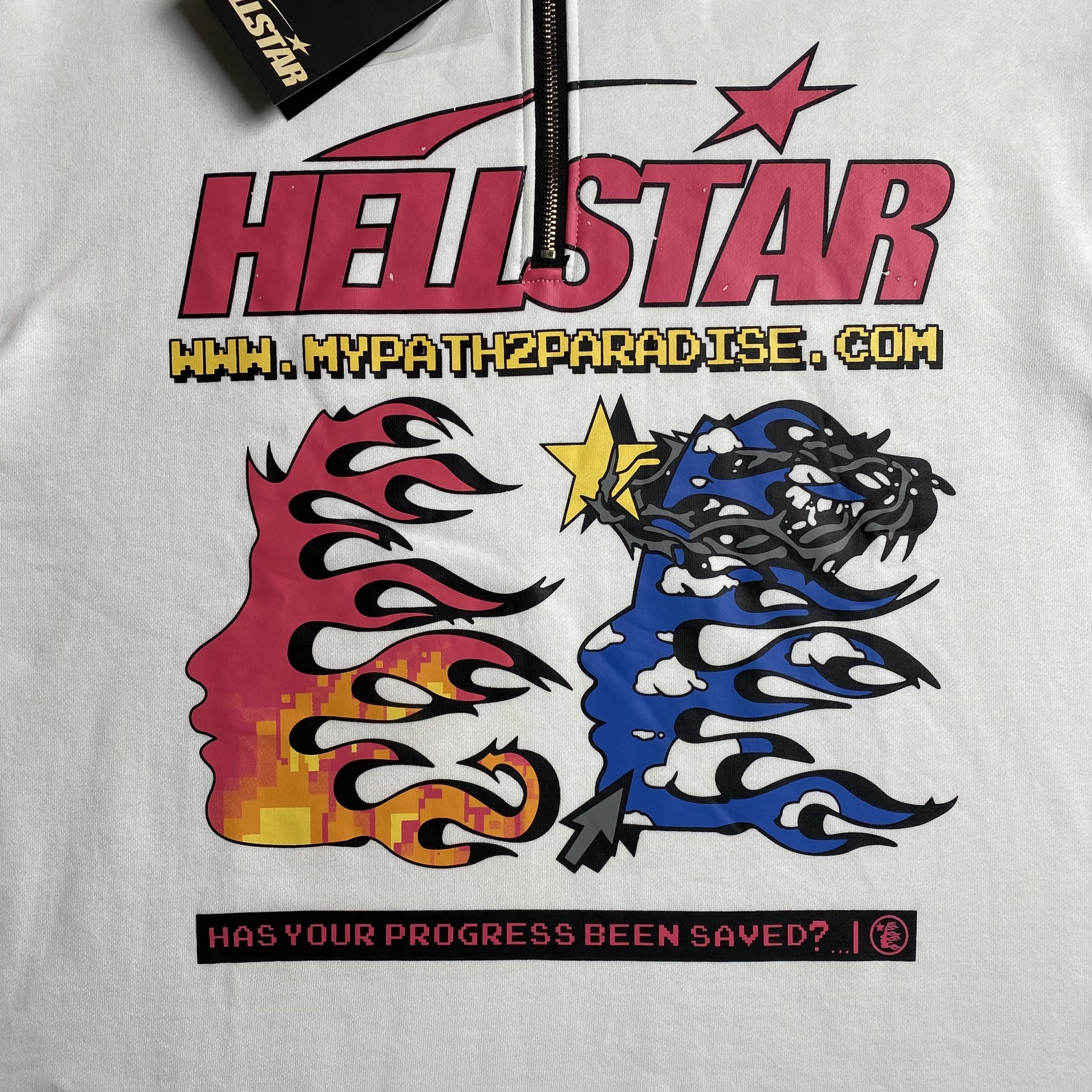 Jaqueta Hellstar “My Path 2 Paradise” ( Branca )