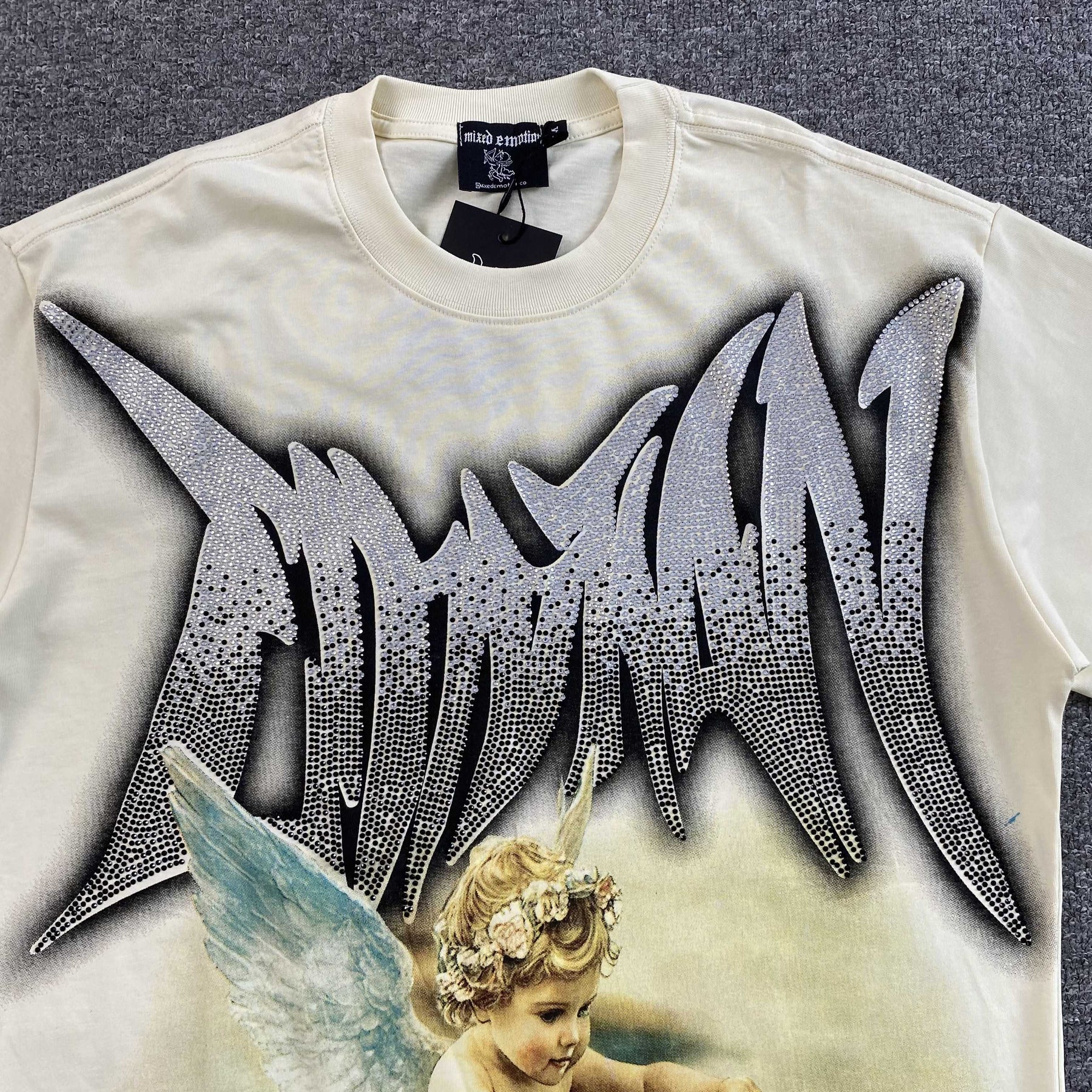 Camisa Mixed Emotion “Angel” ( Off White )