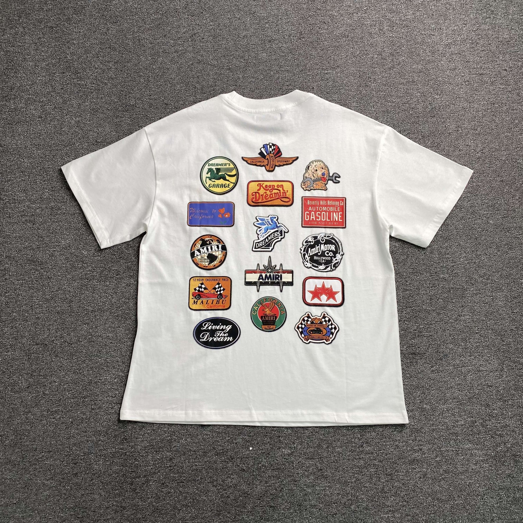 Camisa Amiri “All Logo's” ( Branca )
