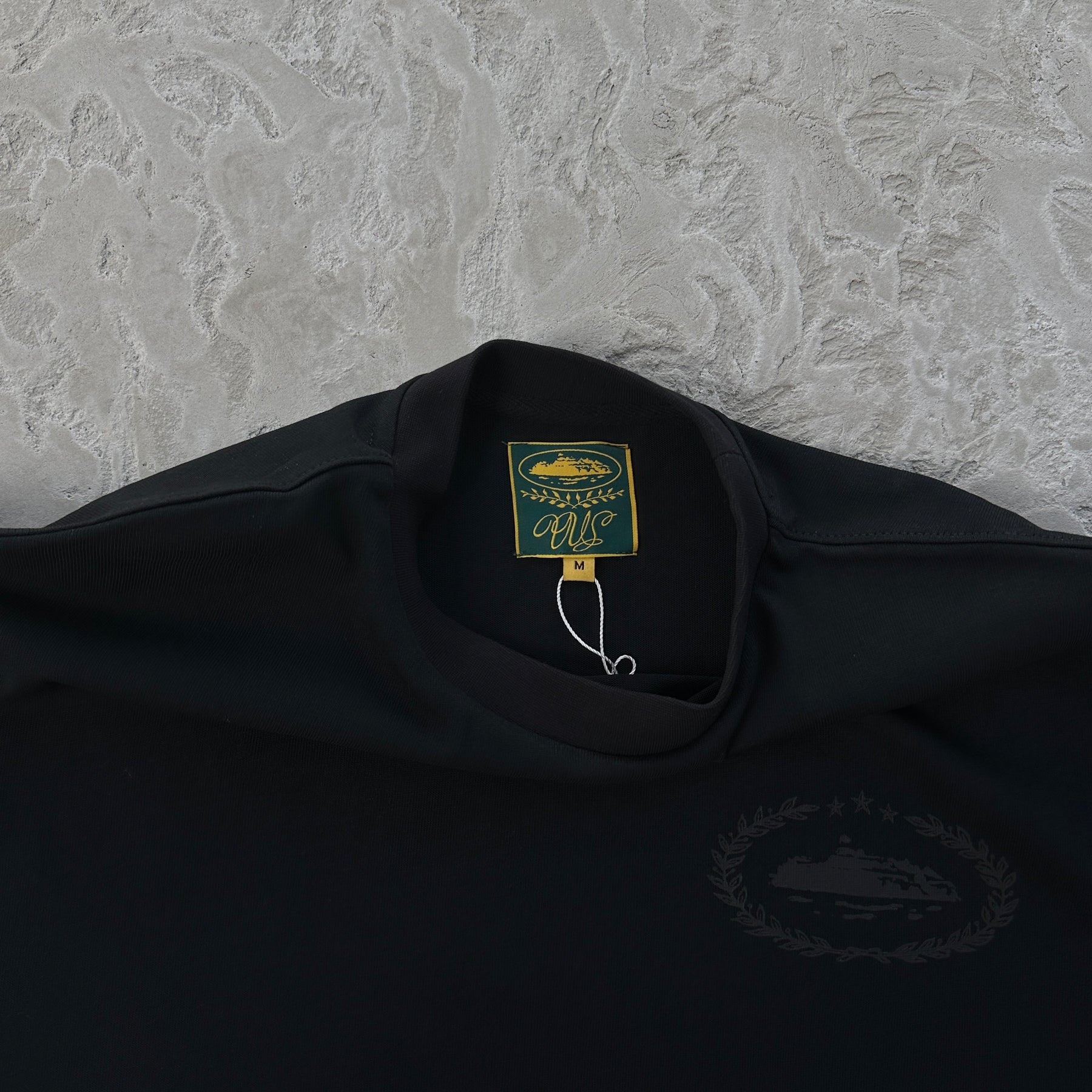 Camisa Corteiz “Royale Heavyweight” ( Preta Com Cinza )