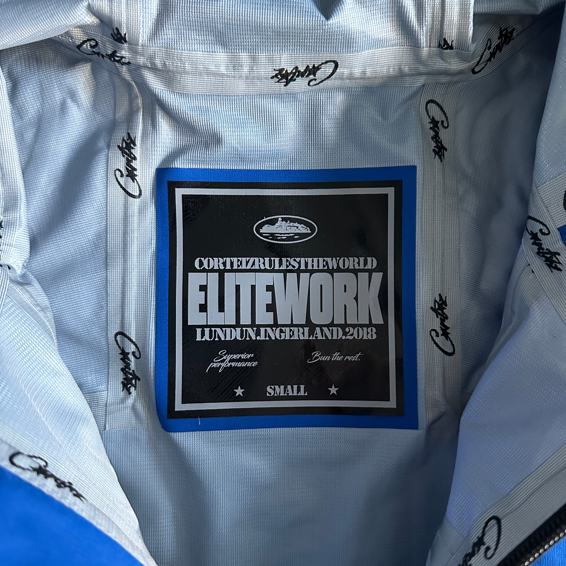 Jaqueta Corteiz “Elitework Shell” ( Azul )