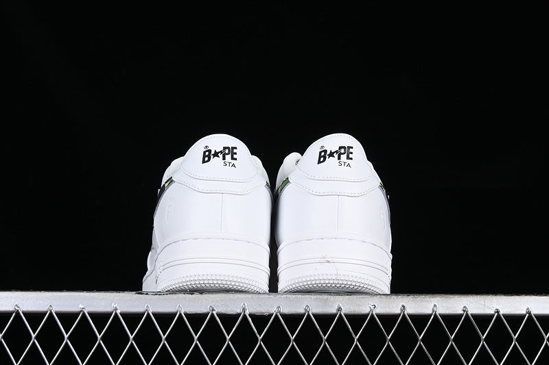BAPE STA “White ABC Camo Green”