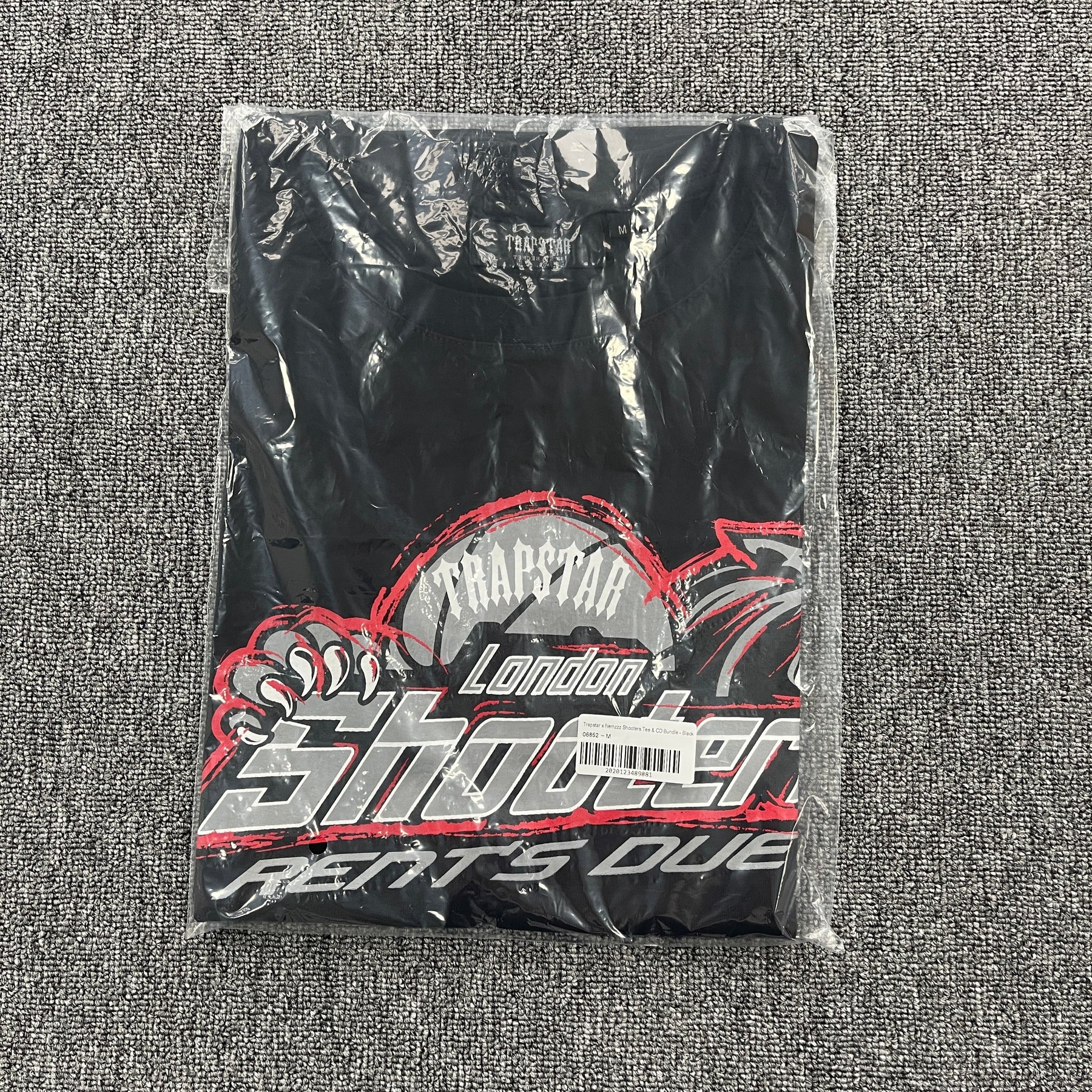 Camisa Trapstar x Nemzzz “Shooters” ( Preta )