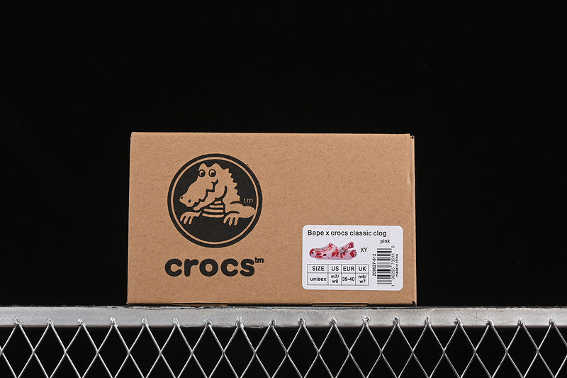 BAPE X Crocs ( Rosa )