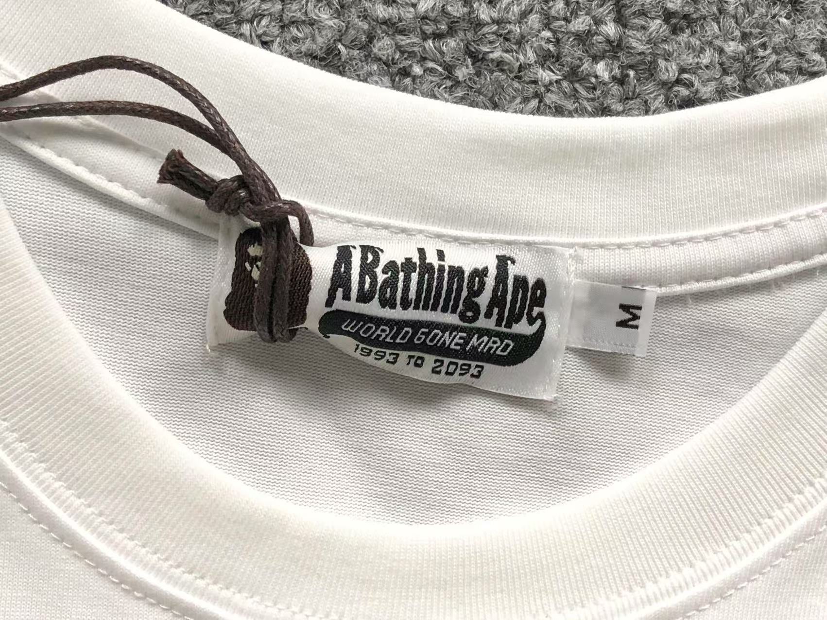 Camisa Bape ”Multicamo Shark” ( Branca )