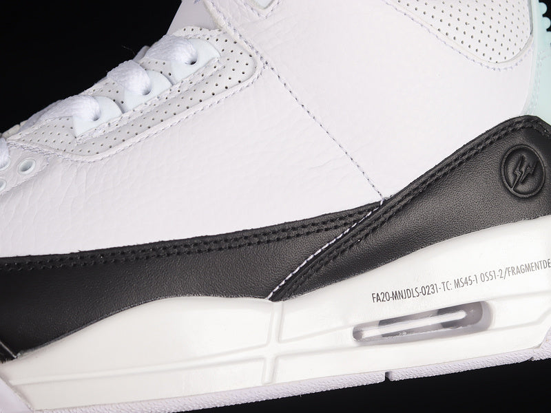 Air Jordan 3 x Fragment Design ( White and Black )