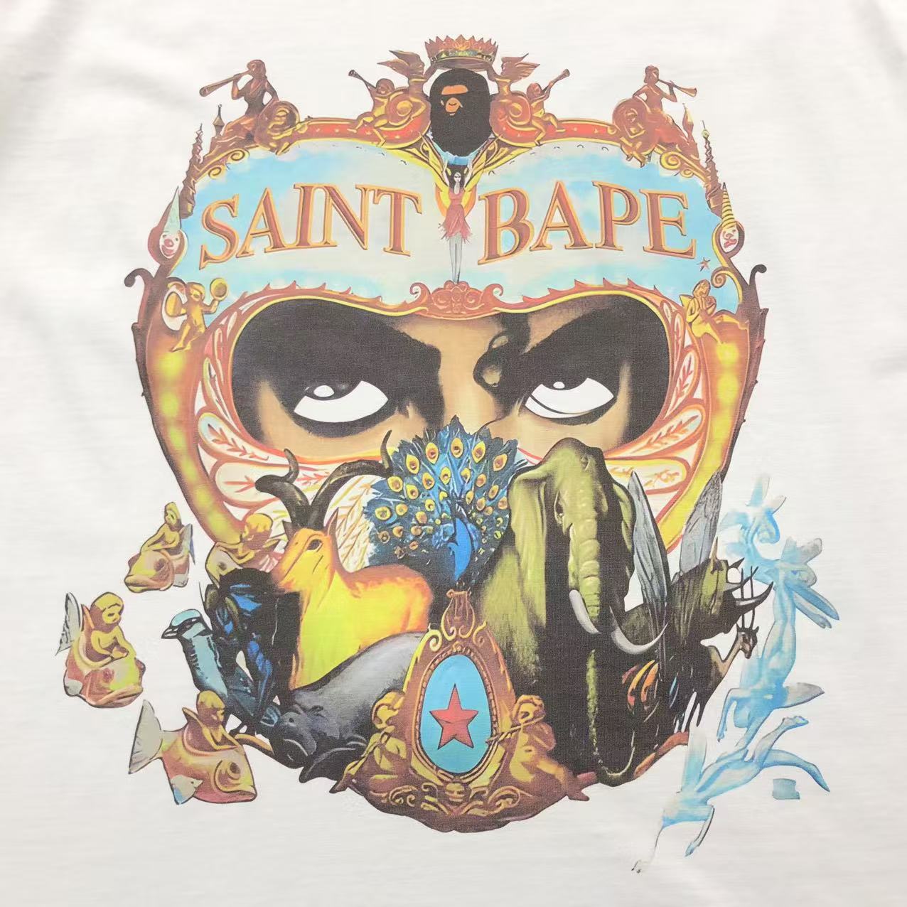 Camisa Bape x Winterland “Saint Bape”