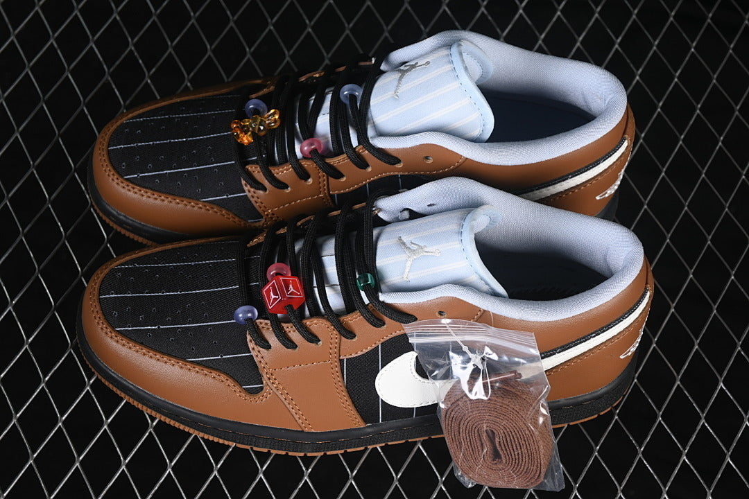 Air Jordan 1 Low "Black Sail Light British Tan”