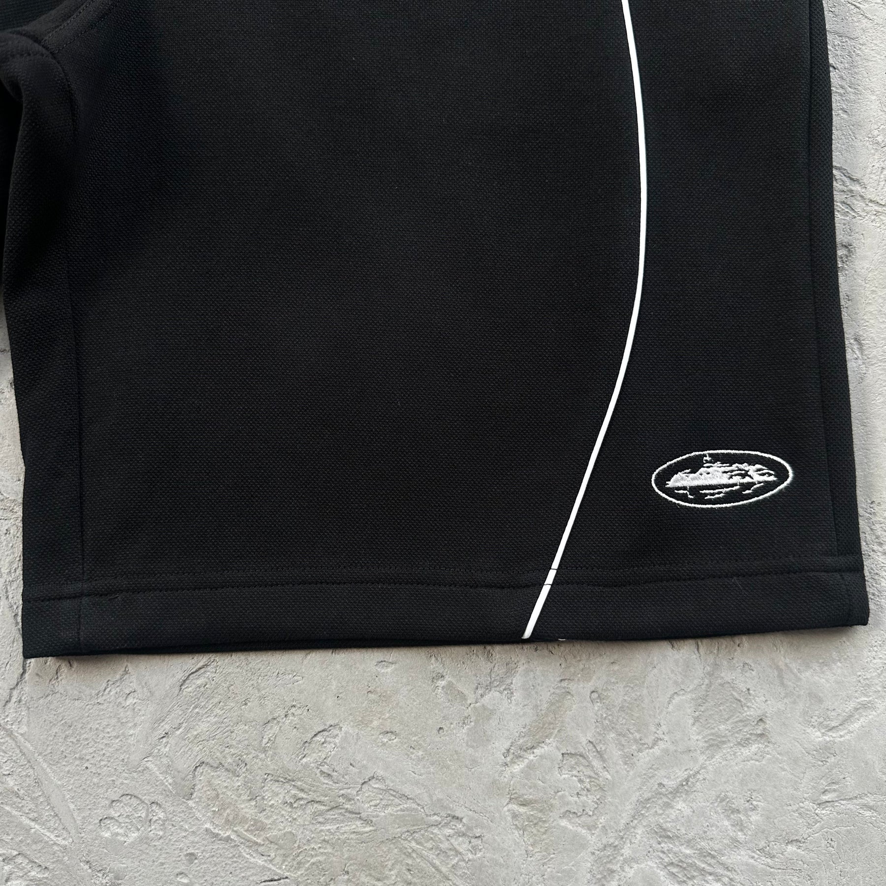 Conjunto Corteiz “Island Pique Polo Set” ( Preto )