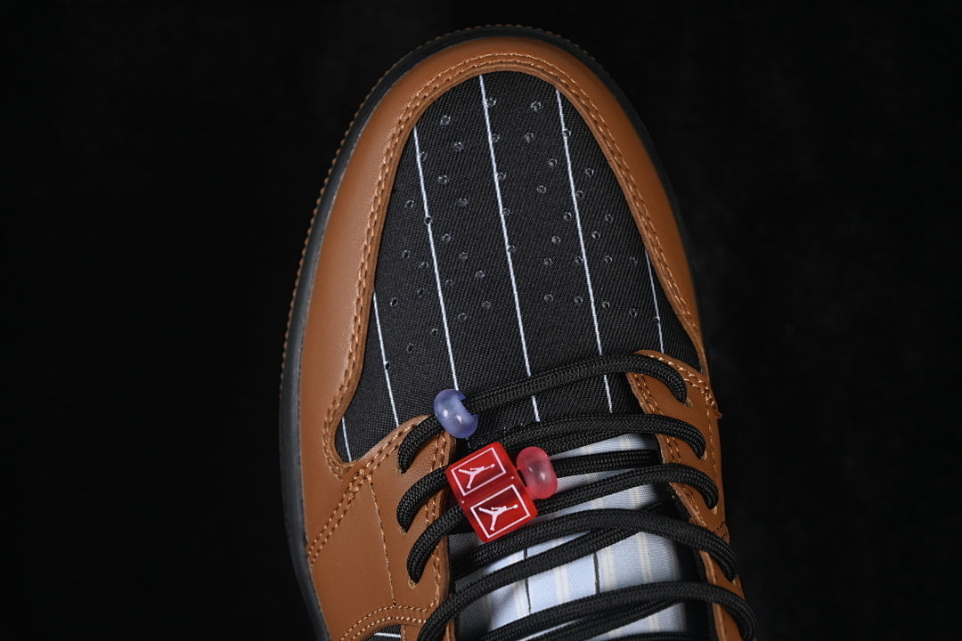 Air Jordan 1 Low "Black Sail Light British Tan”