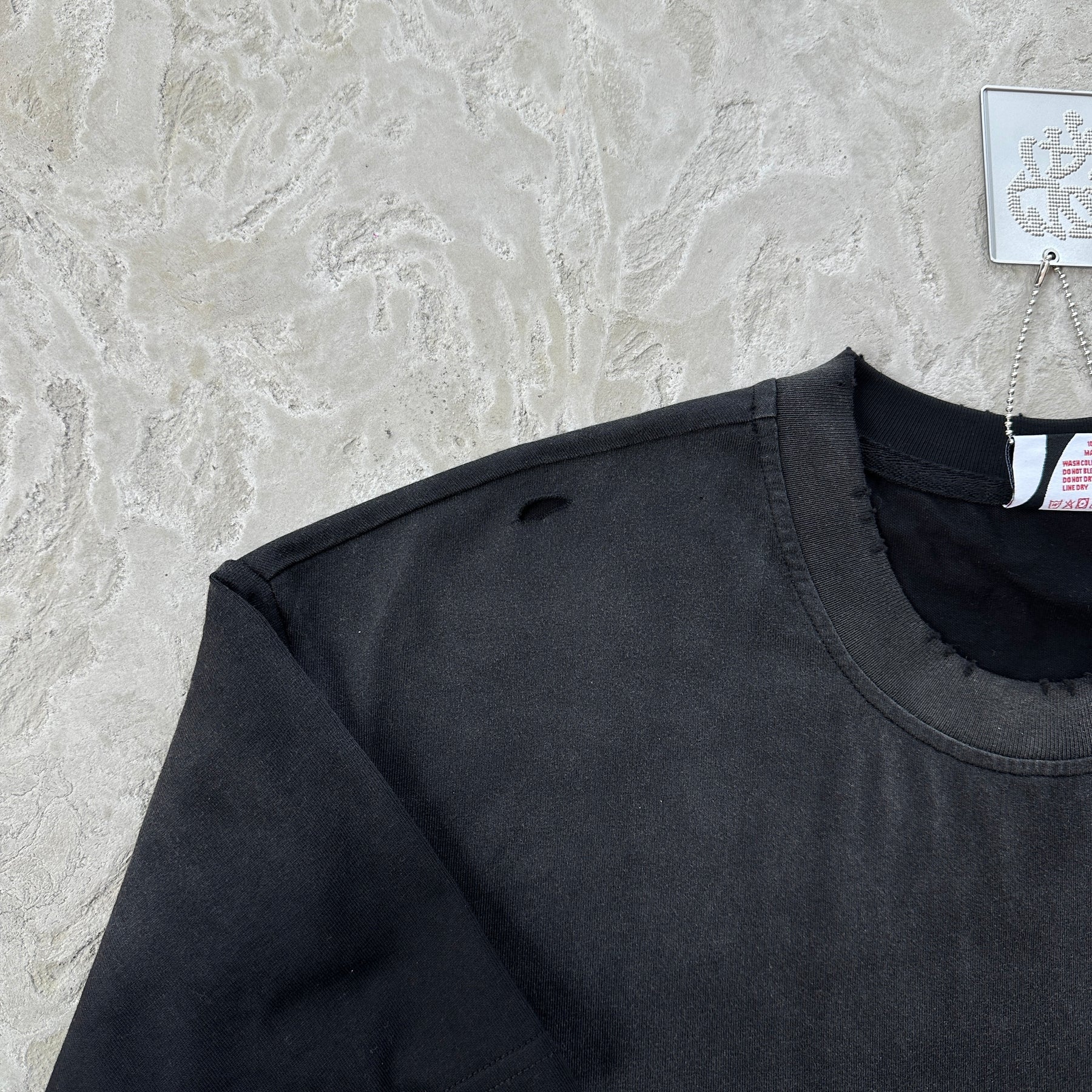 Camisa Mertra Manga longa “Fake Two-Piece” ( Preto )
