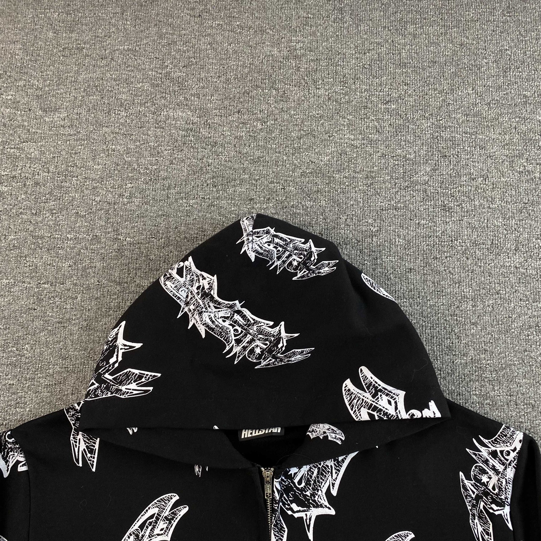 Moletom Hellstar “ Roll Print Graffiti” ( Preto )