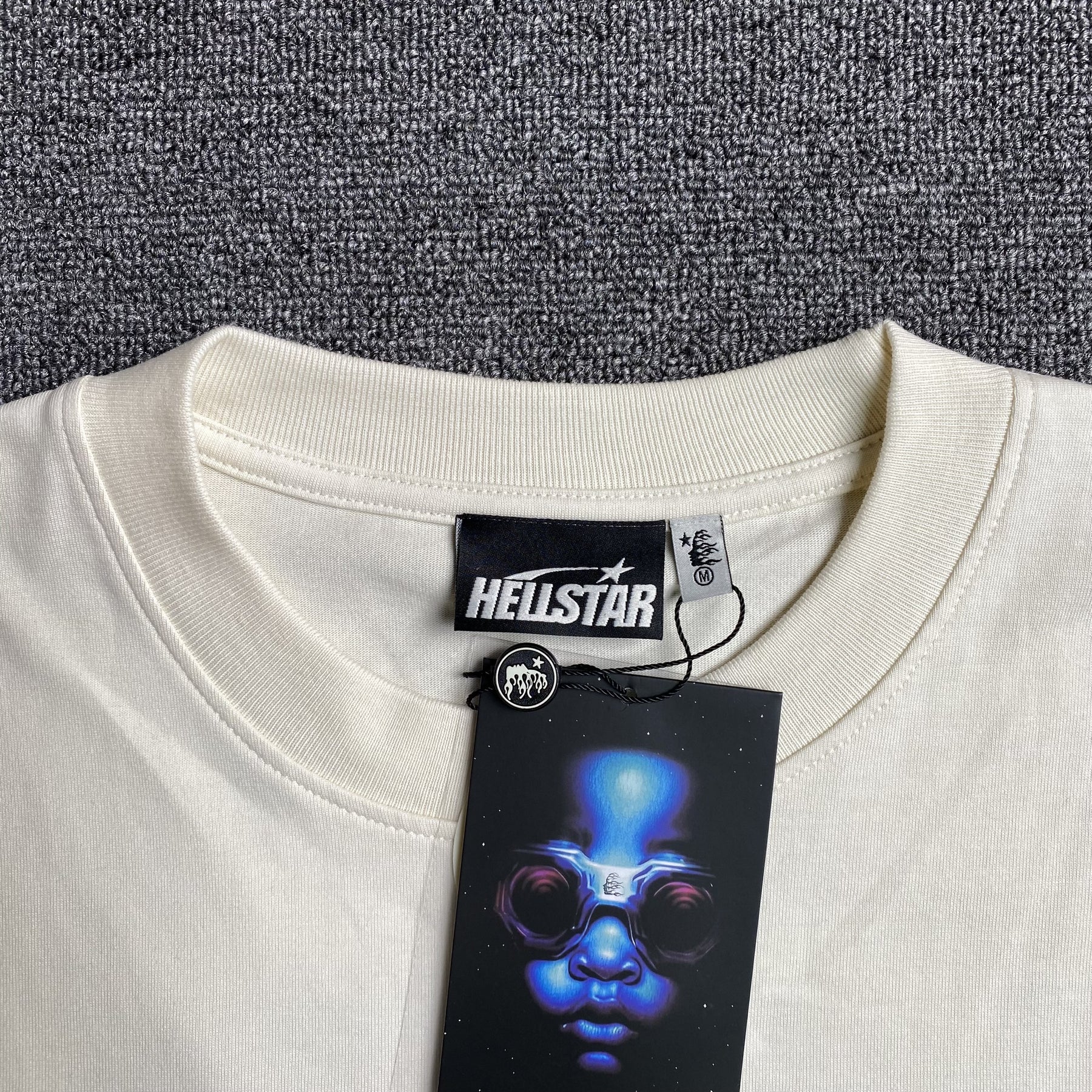 Camisa Hellstar “Classic Normal Print” ( Branca )