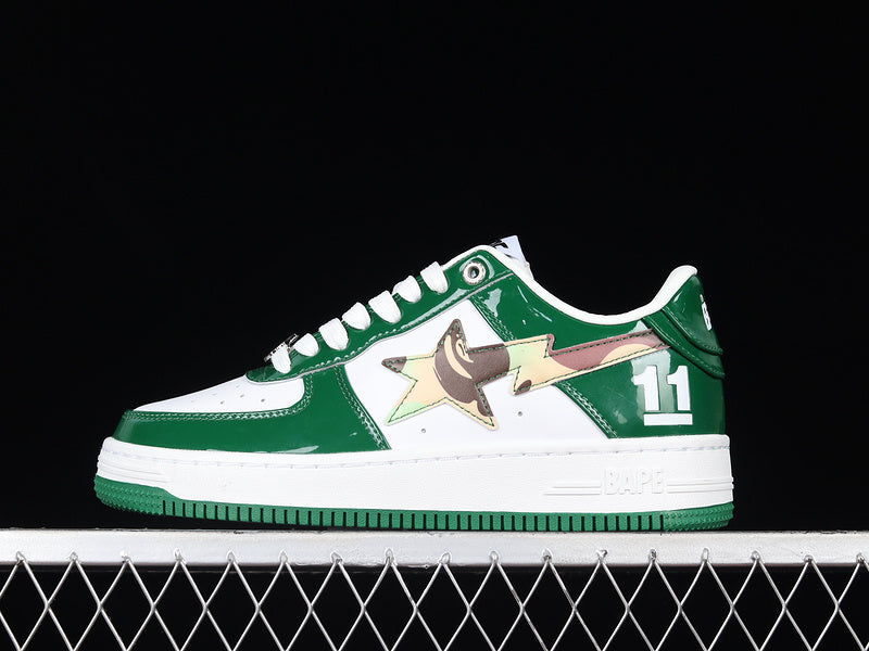 BAPE STA ”Patent Green Camo”