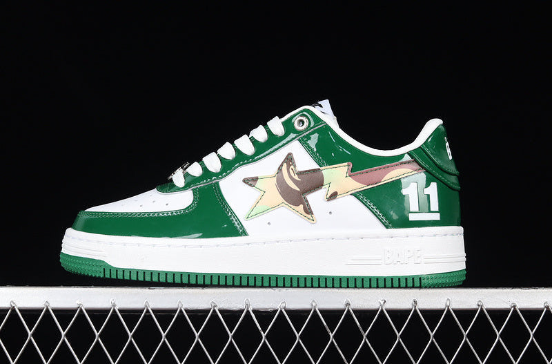 BAPE STA ”Patent Green Camo”
