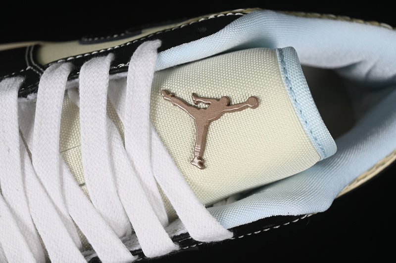Air Jordan 1 Low “Coconut Milk Black Muslin”
