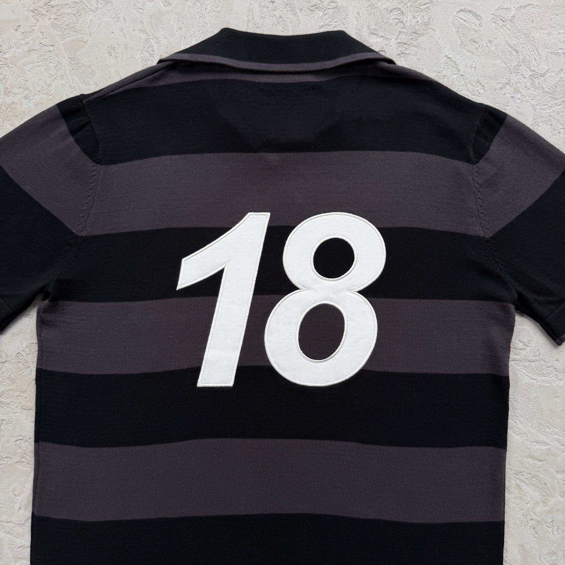 Camisa Jersey Corteiz “Striped knit jersey” ( Preto )