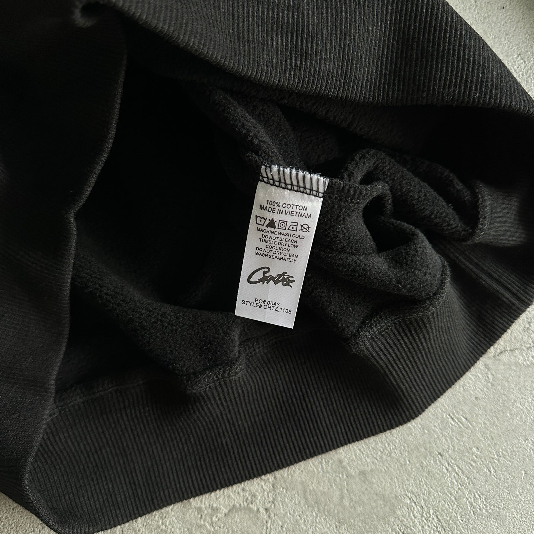 Conjunto Corteiz “HMP 3 Star” ( Preto )