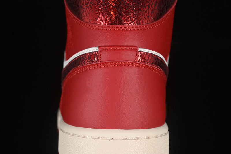 Air Jordan 1 High “Red Cracked Leather”