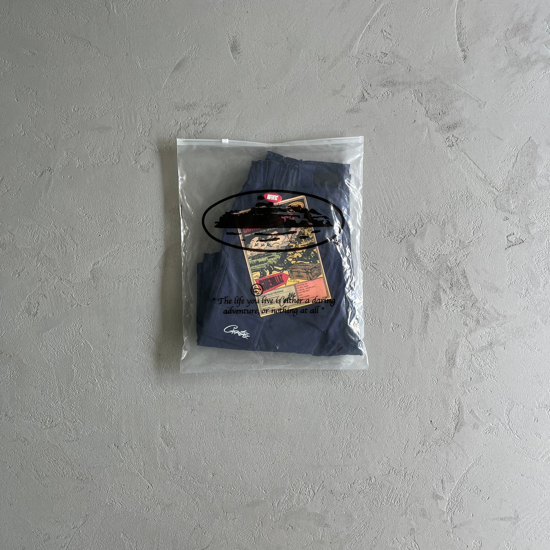 Shorts Corteiz “Navy Cargo”