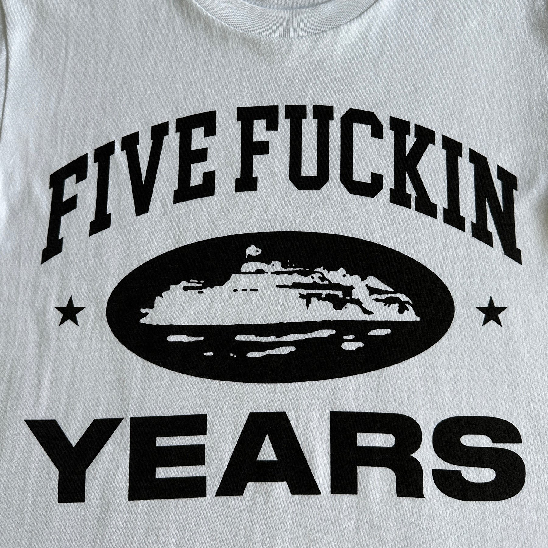 Camisa Corteiz “Five Fucking Stars” ( Branca )