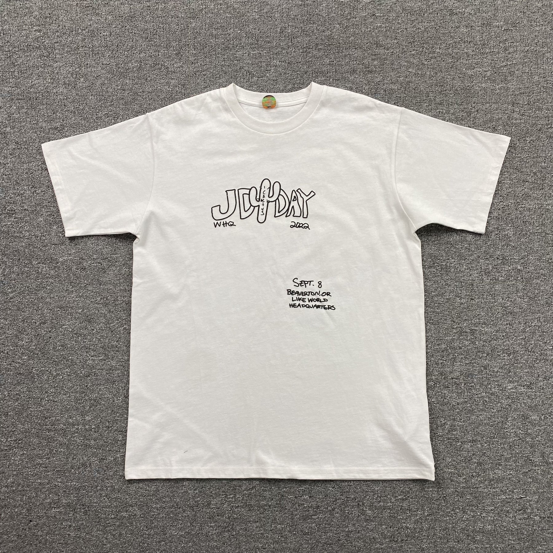 Camisa Cactus Jack “JDDay” ( Branca )