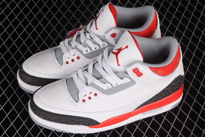 Jordan 3 Retro “White Fire Red”