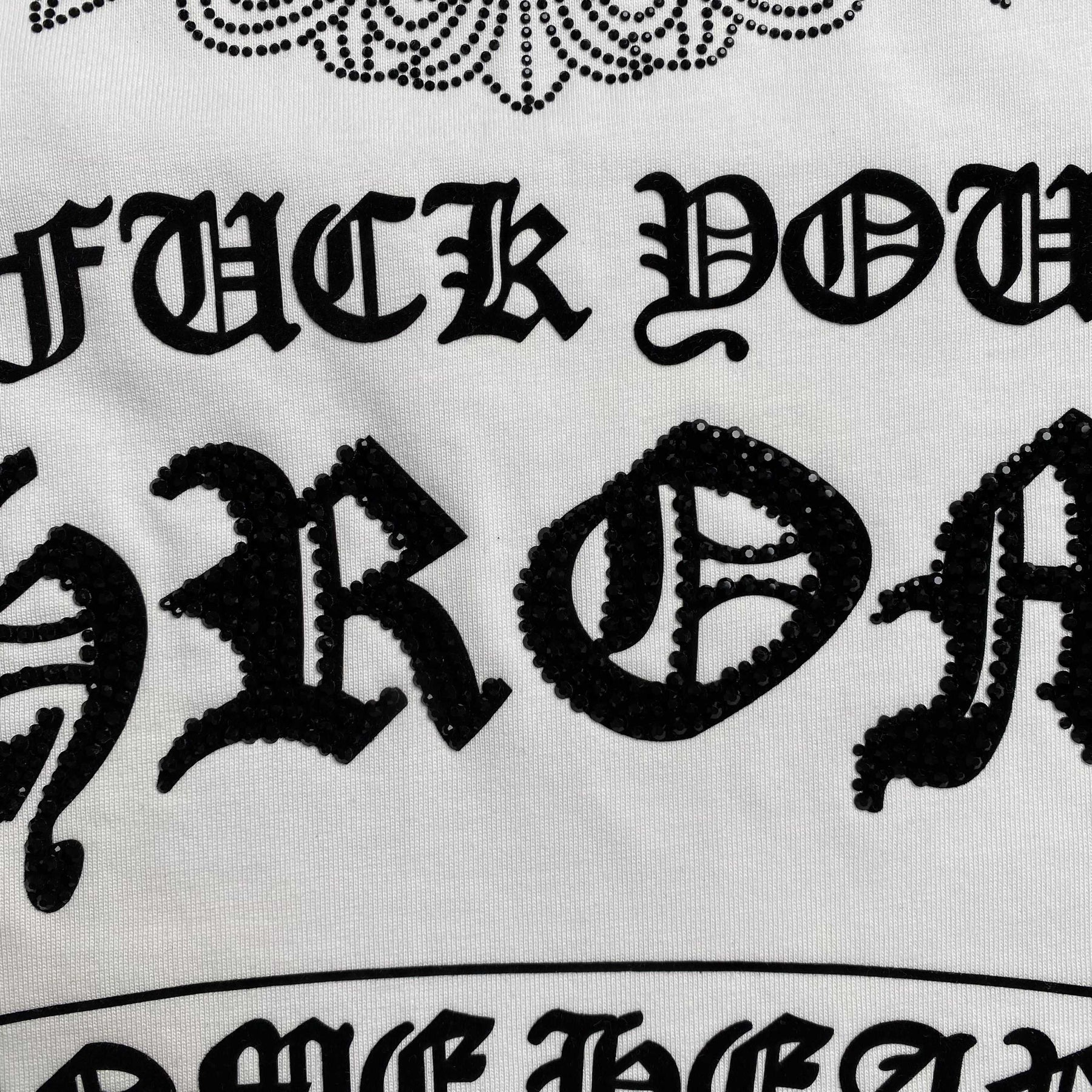Camisa Chrome Hearts “Fuck You” ( Branca )
