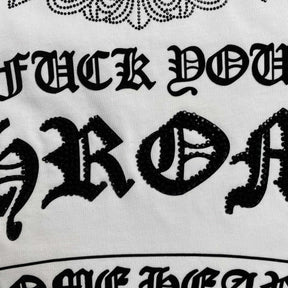 Camisa Chrome Hearts “Fuck You” ( Branca )
