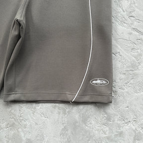 Conjunto Corteiz “Island Pique Polo Set” ( Cinza )