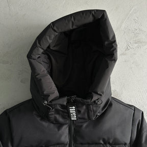 Jaqueta Trapstar “Decoded Puffer” ( Preta Com Branco )