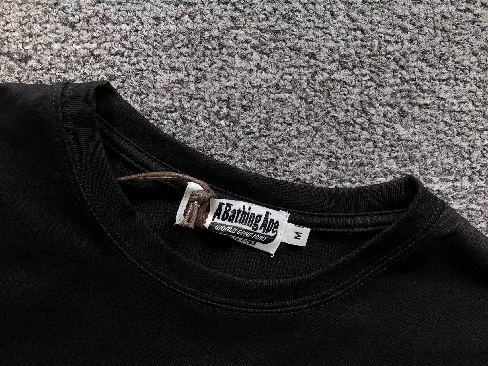 Camisa Bape ”Multicamo Shark” ( Preta )