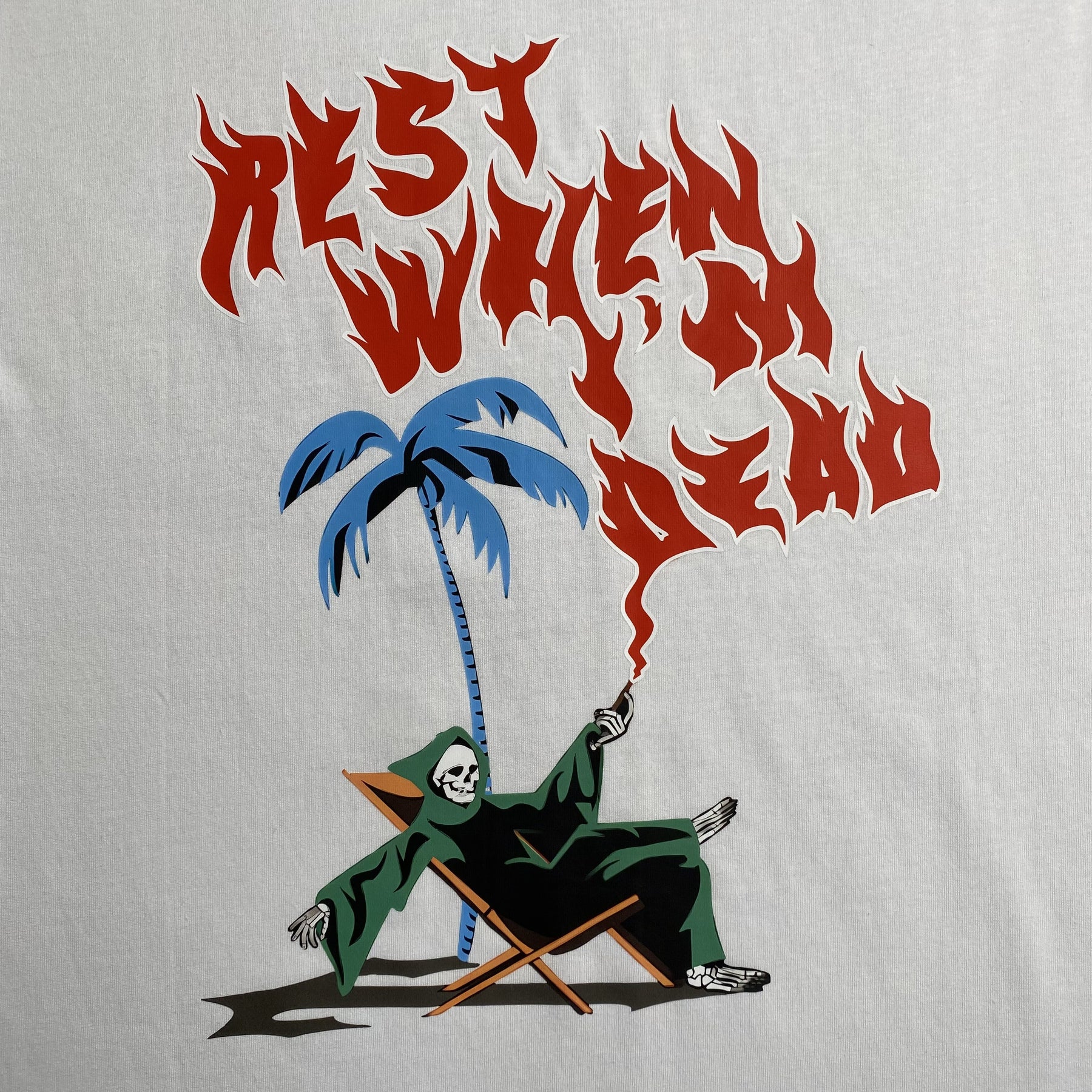 Camisa Trapstar ”Dead Beach” ( Branca )