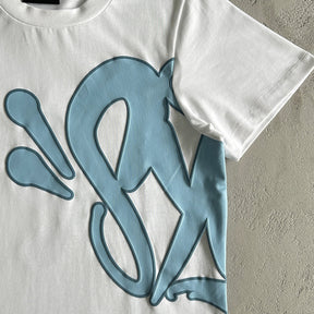 Conjunto Syna World Verão ( Branco e Azul )