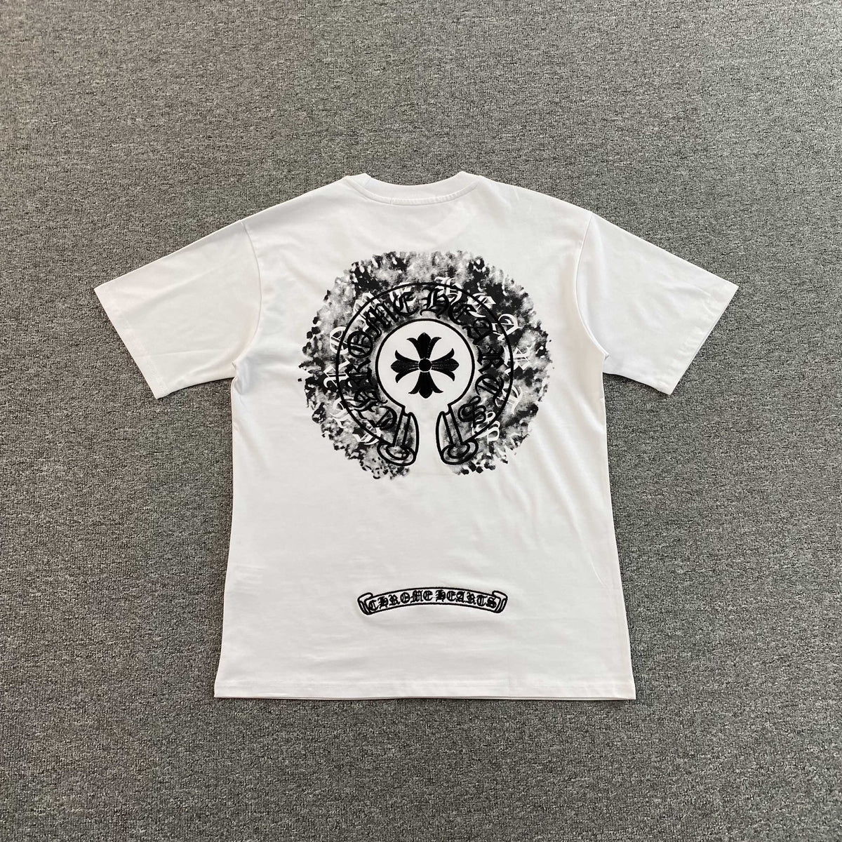 Camisa Chrome Hearts “Embroidered Horseshoe” ( Branca )