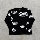 Sueter Corteiz x Denim Tears ( Preto )