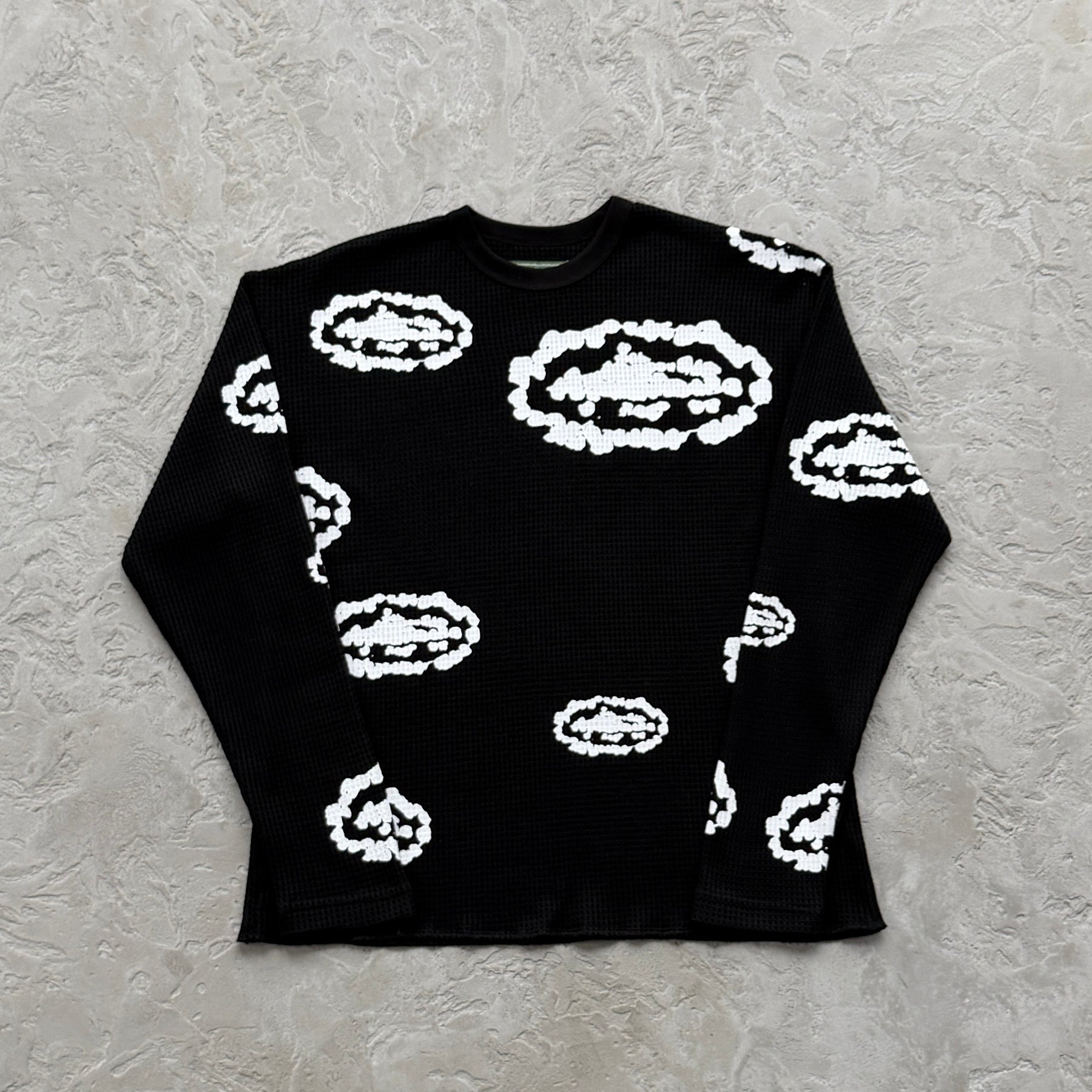 Sueter Corteiz x Denim Tears ( Preto )