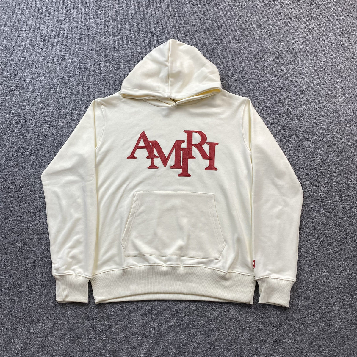 Moletom Amiri “Staggered Logo” ( Branco )