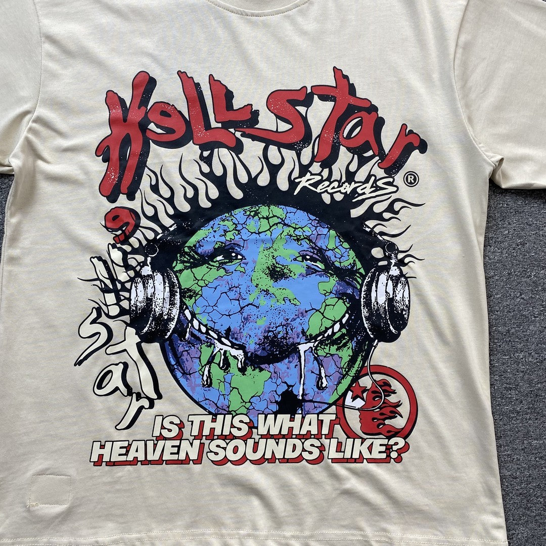 Camisa Hellstar “Heaven On Earth” ( Bege )