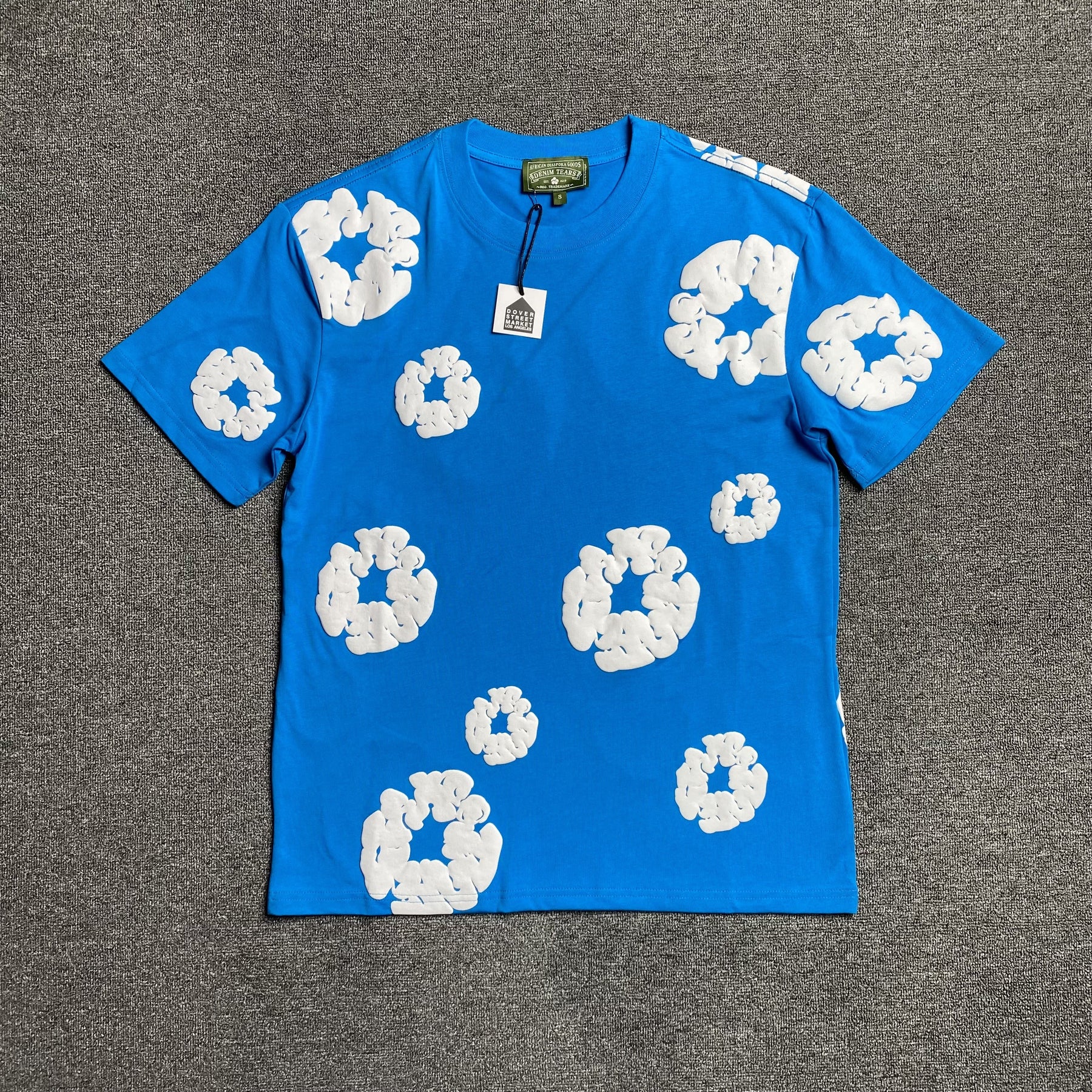 Camisa Denim Tears (Azul e Branco)